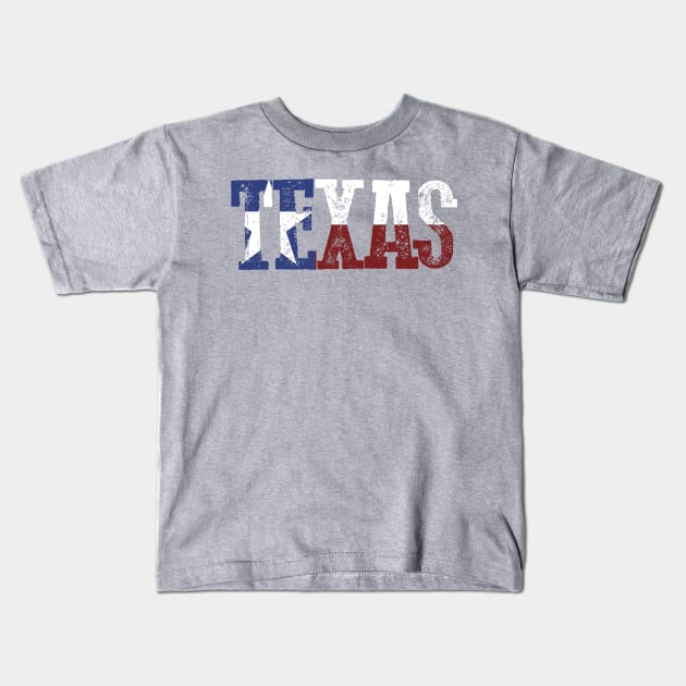 TEXAS Kids T-Shirt by JimPrichard